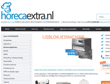 Tablet Screenshot of horecaextra.nl